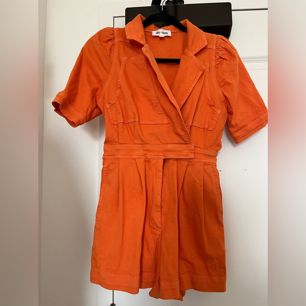 Day & Moon orange romper